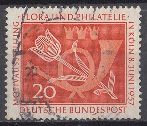 1957年西ドイツ ケルン切手展 20pf