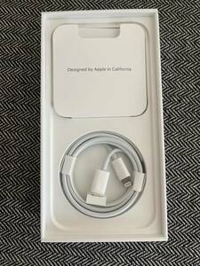 Apple iphone　USB ライトニングケーブル iPhone13付属純正品