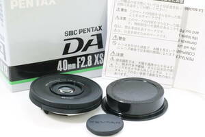 送料無料 PENTAX ペンタックス smc PENTAX-DA 40mm F2.8 XS ＃9763