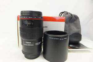 Canon EF 100mm F2.8L Macro IS USM キャノン　元箱・付属品・おまけ付