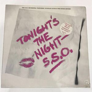 希少SEALED未開封 USオリジナル盤THE S.S.O. ORCHESTRA FEATURING DOUGLAS LUCAS & THE SUGAR SISTERS/TONIGHT’S THE NIGHT WESTSIDE GUNN