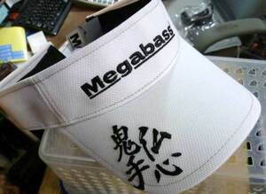 メガバス Megabass サンバイザー WHITE/BLACK