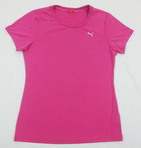 ★Puma　Lサイズ　プーマ　半袖Tシャツ　レディース　ピンク　スポーツ　ジム　ジョギング　ヨガ　＃2155