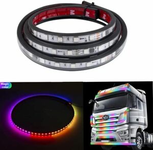 2メートル スーパーブライト 24V LED テープライト 車 流れる LEDテープ RGB シーケンシャル グリルランプ イルミ