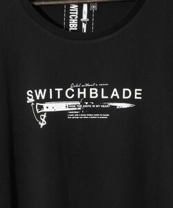 新品 ■完売品■ SWITCHBLADE スイッチブレード KNIFE&LOGO TEE ロゴ & ナイフ Tシャツ Lサイズ HYDE L