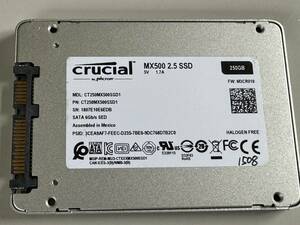 CRUCIAL SSD 250GB【動作確認済み】1508