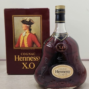 激安【大黒屋】古酒 HENNESSY ヘネシー 金キャップ クリアボトル 箱アリ ブランデー コニャック 1本 1000ml 40％ 未開封品