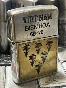 1969年製ベトナムジッポー「パラシュート章」BIE当時物 ミリタリー ヴィンテージ