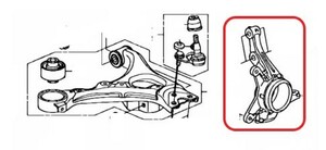 新品未使用 純正 ホンダ シビック タイプR FD2 ステアリング ナックル 左 フロント ドリフト 01634-1