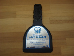 新品DECANT（デキャント）SOFT SCRAPER（ソフトスクレーパー）ブラック