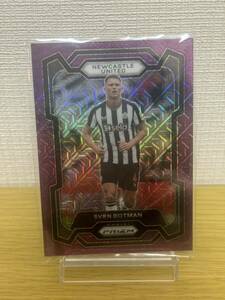 2023-24 PANINI PRIZM PREMIER LEAGUE Purple Mojo Prizms /25 Newcastle United Sven Botman