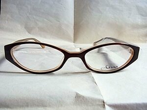 未使用品 日本製ローリーロドキンLoree Rodkinめがね眼鏡メガネ茶色ブラウン系
