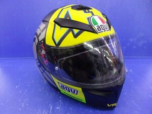 T【422】agv K3 SV WINTER TEST 2012 フルフェイスヘルメット Lサイズ バレンティーノ ロッシ レプリカ