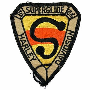 ハーレー・ダビッドソン スーパーグライド ビンテージ パッチ Harley Davidson SUPER GLIDE Patch HARLEY-DAVIDSON ハーレーダビッドソン