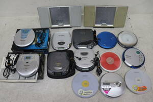 Y12/277 SONY/Panasonic 等 Discman ポータブルCDプレーヤー/周辺機器 SL-CT440-S/SL-PH270-S/D-EJ955/D-NE241等 13点 動作未確認 現状品