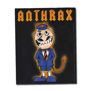 Anthrax ステッカー アンスラックス Devil Man