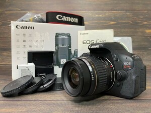 Canon キヤノン EOS Kiss X5 レンズセット デジタル一眼レフカメラ 元箱付き #50