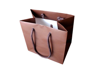 紙袋 手提げ袋 ブラウン/茶色 160mm×160mm×110mm ラッピング ギフト ラッピング材 プレゼント ギフトバッグ