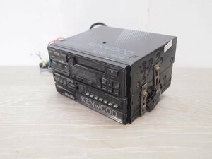 ☆【1K0403-3】 KENWOOD ケンウッド カセットデッキ KXC-7508 12V ジャンク