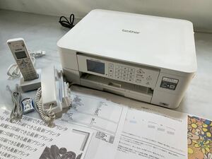 ★印刷枚数2090枚 子機付き 動作確認済み brother ブラザー インクジェットプリンター MFC-J738DN 複合機 おまけインク付 中古品 管理J740