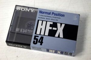 未開封　SONY/カセットテープ　HF-X　54分