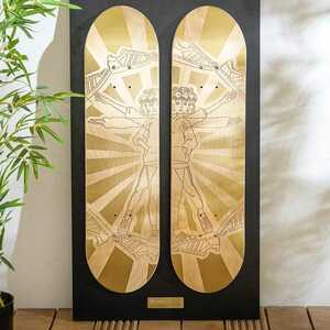 金巻芳俊 adidas コラボ スケートボード セット ED230 skateboard set Yoshitoshi Kanemaki アディダス スケボー 松山智一 村上隆 花井祐介