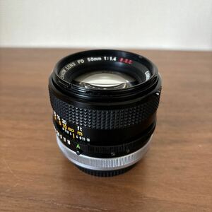 【整備品】 Canon FD 50mm F1.4 S.S.C. キャノン レンズ★②