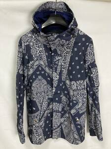 1PIU1UGUALE3 U.S Mt PARKA ORIJINAL BANDANA オリジナルバンダナマウンテンパーカー　ネイビー　定価75,000+TAX