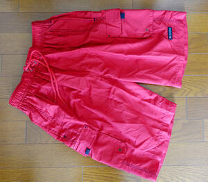 フレッシュウェイブ【FRESH WAVE】メンズ水着 海水パンツ　サーフパンツ ボードパンツ L　赤はいかがですか？