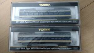 Nゲージ TOMIX 8911・8912 国鉄 581形(初期型) サシ581＆サハネ581 ２両セット