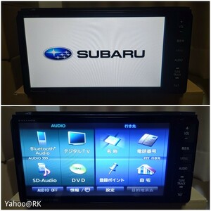 スバル 純正ナビ 型式 CN-S310WDFA Panasonic ストラーダ DVD再生 Bluetooth SDカード USB iPod テレビ フルセグ CD録音