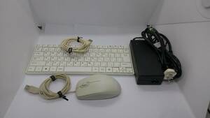 ●サンワサプライ SANWA SUPPLY　SKB-SL18W　USBスリムキーボード　/マウス/DELTA ACアダプタADP-120ZB BB