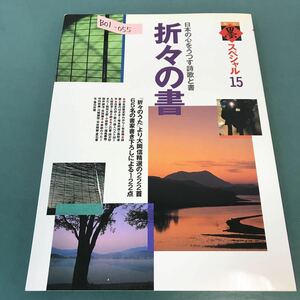 B01-055 季刊 墨 スペシャル1993年 第15号 折々の書 日本の心をうつす詩歌と書 （株）芸術新聞社