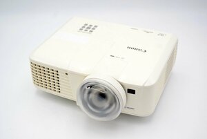 Canon/キヤノン 3000lm 短焦点プロジェクター□LV-WX300ST ランプ使用1050時間 中古【訳あり品】