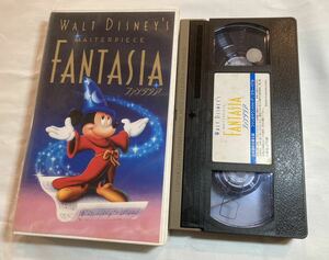 ウォルトディズニー　ファンタジア　VHS ビデオテープ　日本語吹き替え版 吹替版　カビあります。