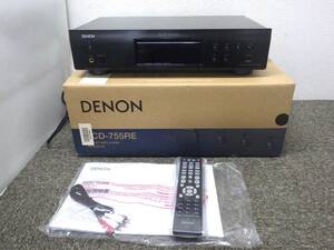 【送料無料】Sh0411-02◯DENON デノン CDプレーヤー DCD-755RE 音響機器 2017年製 現状品