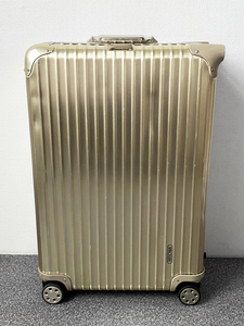 RIMOWA TOPAS GOLD リモワ トパーズ ゴールド 82L 4輪 スーツケース/original オリジナル クラシック フライト キャビン チタニウム 84L