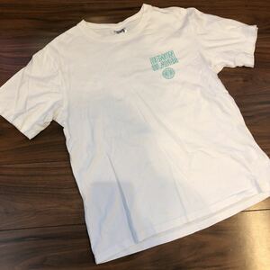 【guジーユー 鬼滅の刃　竈門炭治郎（かまどたんじろう）メンズ】白　プリント半袖Tシャツ M