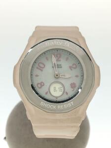 CASIO◆ソーラー腕時計・Baby-G/デジアナ/ピンク/BGA-1050CD-4BJF