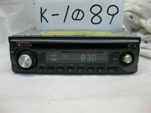 K-1089　KENWOOD　ケンウッド　RDT-121　1Dサイズ　CDデッキ　故障品