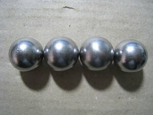 鉄球4球セット　直径約22㎜×4　重さ約45ｇ　総重量182ｇ　管理番号MC-44