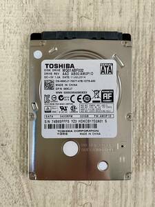 【状態:正常】HDD TOSHIBA MQ01ABF032 320GB 2.5インチ 厚さ7mm