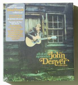 John Denver『All Of My Memories』4枚組 未発表音源も収録したベスト盤 Emmylou Harris, Sylvie Vartan