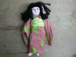 市松人形 高さ 約42cm 日本人形 松乾斎東光 後頭部に印 昭和56年