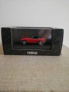 新品　EBBRO 1/43 SCALE 　Honda S600 RED