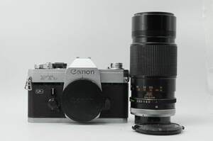 211103_★動作品 Canon FTb / CANON LENS FD 200mm 1:4 目立ったアタリ・スレ・キズ 少ない動作品 #211103