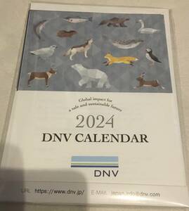新品　DNV 2024年　 卓上カレンダー　