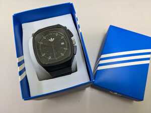 美品 adidas アディダスオリジナルス 時計 ウォッチ ブラック 黒 腕時計 