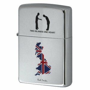 絶版/ヴィンテージ Zippo ジッポー 中古 2003年製造ZIPPO Paul Smith Two Island one heart イギリス＆日本 [S]ほぼ新品同様