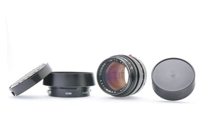 Leica SUMMILUX 50mm F1.4 ブラック 第2世代 専用フード12586付 Mマウント ライカ 単焦点レンズ